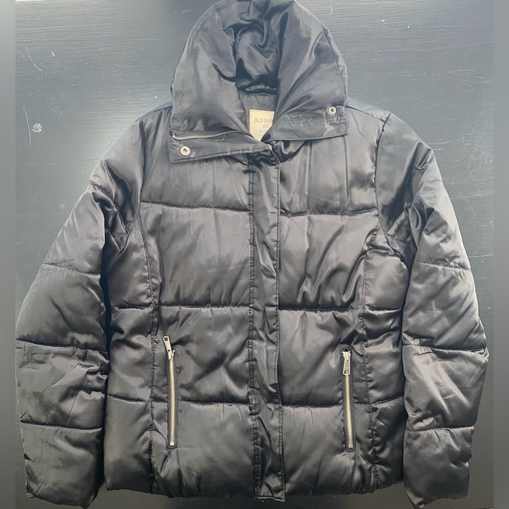 Old Navy Winter Jacket Puffer Coat Women’s or Juniors Black Medium